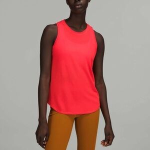 Lululemon High-Neck Running and Training Tank Top Carnation Red Sz 6-8 / M